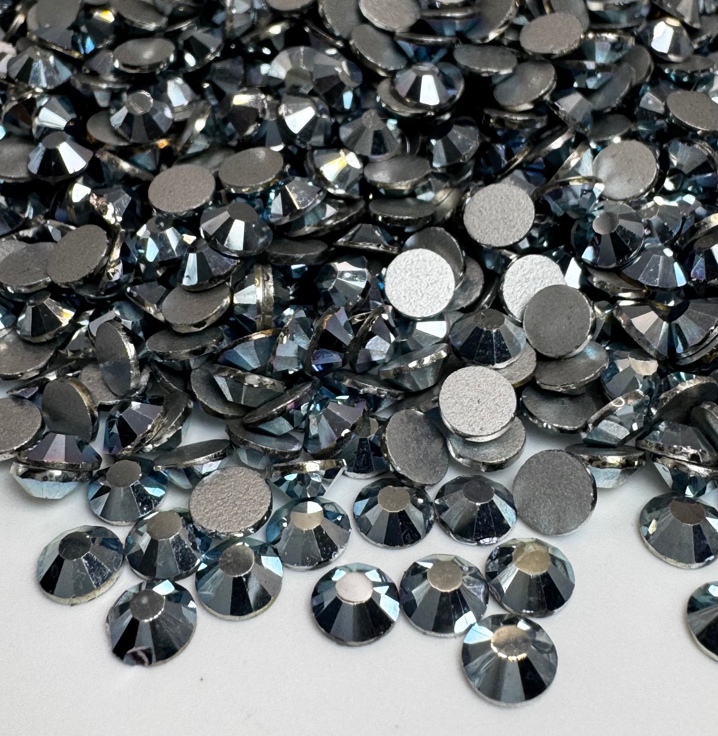 Sky Blue Metal - Core Rhinestone