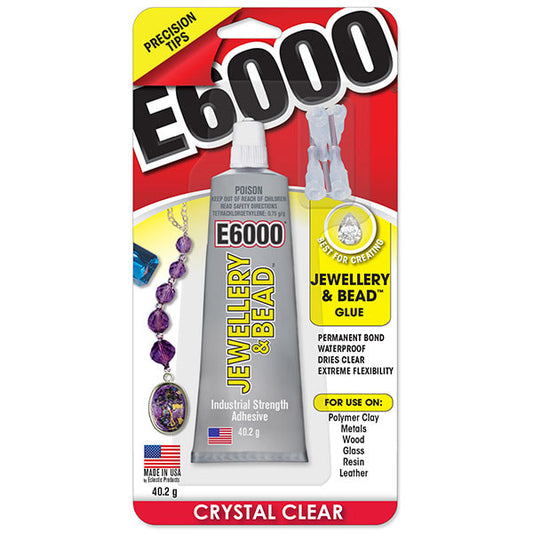 E6000 Jewellery & Bead Glue - 40.2g / 1oz